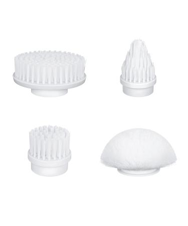 KGDJS Replacement Brush Heads for Electric Spin Scrubber with 4 Multi-Function Brushes for Tub  Tile  Kitchen  Bathroom