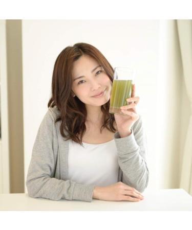FINE JAPAN Aojiru Green Powder Juice & Smoothie Mix Natural Green Superfood Blend - Supports Digestion and Energy- 30-Day Course (100g) - Buy Online on GoSupps.com