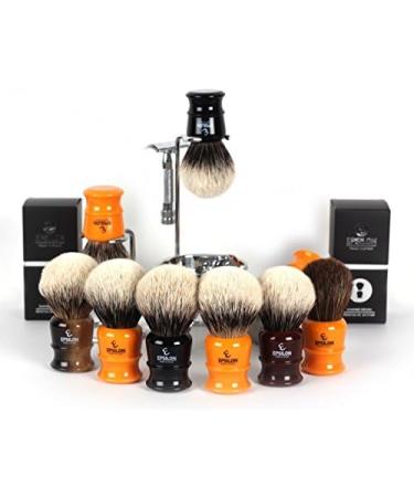Premium Badger Hair Shaving Brush - Silver Epsilon Ivory 50/26 mm for an Effortless Shave | International Shipping Available - Buy Online on GoSupps.com