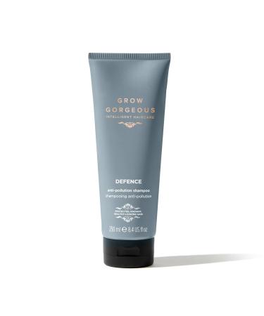 Grow Gorgeous City Defense Shampoo 250ml - Protects Hair from External Damage - With Green Tea Extract and Caffeiner - Vegan