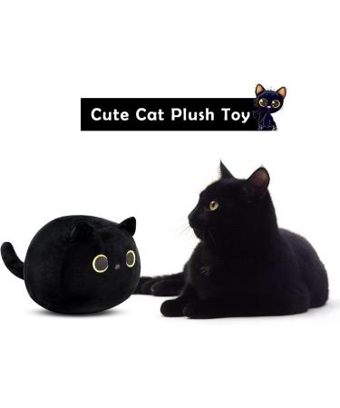 DNFASCHI Black Cat Plush Pillow Toy - Soft Stuffed Animal Cat Plushie for Kids - 20cm Cute Black Cat Stuffed Doll - Birthday for Boys Girls (Black-20cm) (HMHM20CM) - Buy Online on GoSupps.com