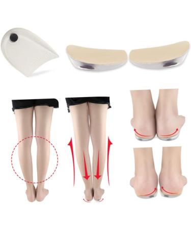 FRCOLOR Plantar Foot Orthotic Inserts - 2 Pairs Transparent Heel Cups for Pronation & Corrective Support | 9x4.5cm - Buy Online on GoSupps.com
