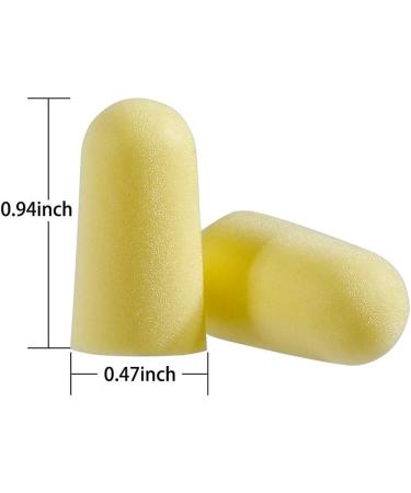 24 Pairs Ear Plugs for Sleeping & Noise Reduction - Comfortable Contour Design in Pink & Yellow | Ideal for Travel Concerts & Studying - Buy Online on GoSupps.com