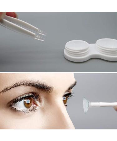 Portable Cute Rose Gold Contact Lens Case with Mirror for Travel - Buy Online on GoSupps.com
