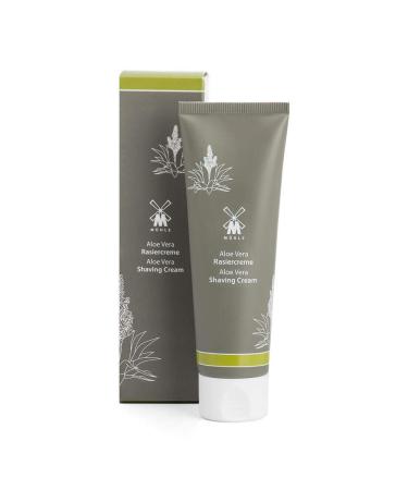 M HLE Shaving Cream for Sensitive Skin - Aloe Vera Nourishing Foam - 75ml Tube | Buy Online - Buy Online on GoSupps.com