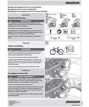 Croozer Replacement Nut/Screw for Removable Kid/Kid Plus 2016 - Buy Online on GoSupps.com