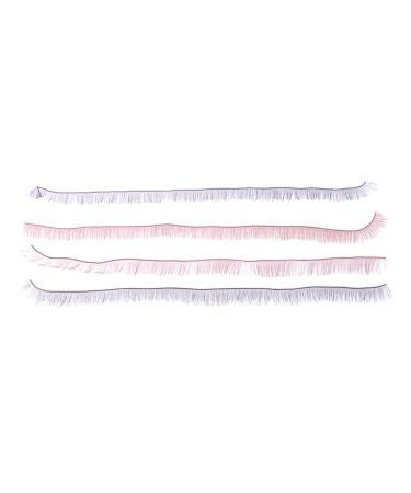 HEALLILY Fake Eyelashes Long Natural False Eyelashes Handmade Doll Eyelashes For DIY Teddy Bear Doll Accessories 4pcs