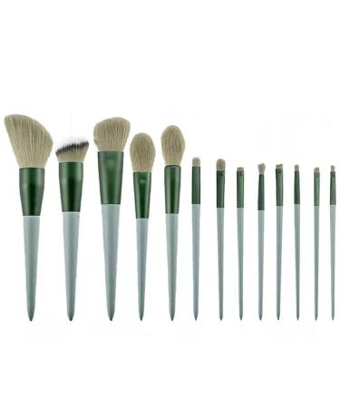 Upgraded 13 Piece Makeup Brush Set - Soft Hair Powder & Eye Shadow Beauty Tools for Flawless Application | International Shipping Available - Buy Online on GoSupps.com