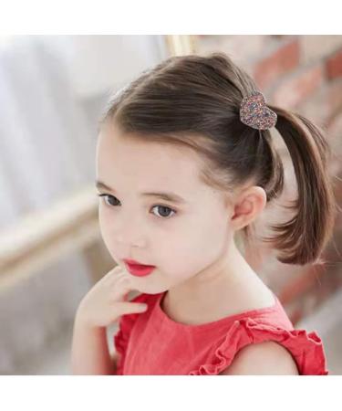 36 Pcs Colorful Elastic Hair Ties for Girls | Cute Ponytail Holders for Baby Girls, Toddlers, Kids | Soft Rubber Bands Hair Accessories - Buy Online on GoSupps.com