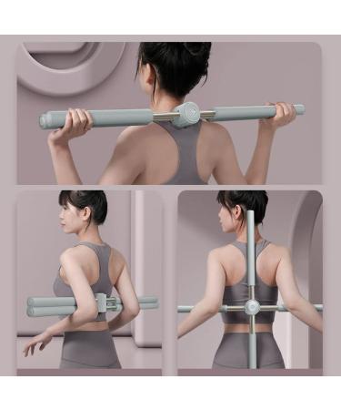 Yoga Stick Posture Pole Corrector - Back Cracker Bar for Stretching & Alignment | Exercise Sticks for Men Women & Kids - Buy Online on GoSupps.com