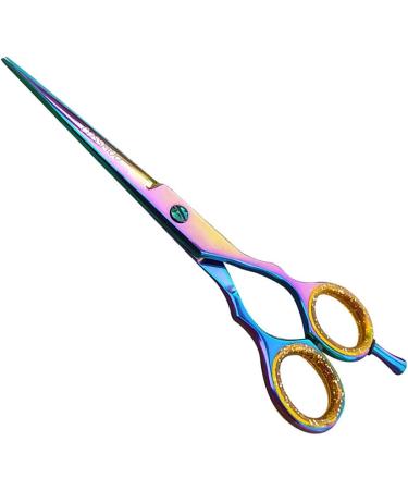 Hairdressing Scissors - Multicolor Hair Scissors Stainless Steel Barber Scissors and Razor Blade Hairdressers Scissors UK for Salons Barbers Women - Buy Online on GoSupps.com