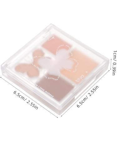Baluue 3pcs Eyeshadow Palettes Pink Plastic Eye Makeup Plate Eye Shadow Palette Eye Shadow 6.50X6.50X1.00CMx3pcs Multix3pcs - Buy Online on GoSupps.com