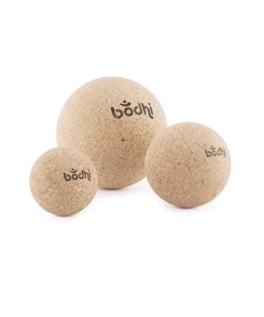 Fascia massage ball made of cork natural material for fascia massage and trigger point therapy (6 cm)