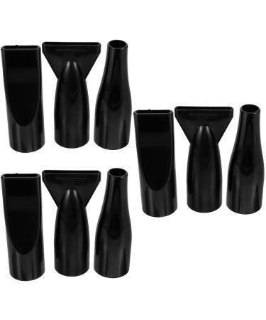 Healeved 9 Pcs Pet Water Blower Pet Grooming Tool Hair Dryer Accessories Hair Blow Dryer Hair Dryers Creative Dryer Nozzle Dryer Nozzle Replacement The Dog Appendix Hairdressing Tool Abs 12.00X6.10X4.00CMx3pcs Blackx3pcs