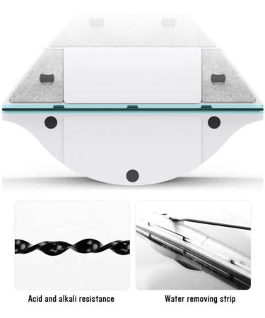 Adjustable Magnetic Wiper for Household Glass Cleaning: Double-sided Brush with Sliding Scraper for 5-23mm Single and Double Windows - Buy Online on GoSupps.com