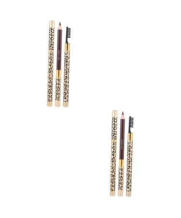 Mipcase 4 Pcs White Eye Liner Pencils Brow Liner Makeup Eyebrow Pencils Eyeliner Girl Makeup Pen Miss