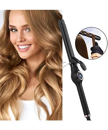 Professional 9mm Curling Wand for Long Short Hair Tourmaline Ceramic Small Barrel Hair Curler Women Men Kids Curling Iron with Adjustable Temperature DiSplay - Buy Online on GoSupps.com
