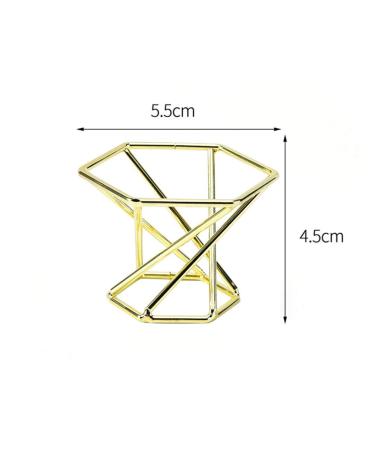 Lurrose Egg Powder Puff Display Stand - 2pcs Golden Makeup Blender Holder for Home & Travel - International Shipping Available - Buy Online on GoSupps.com