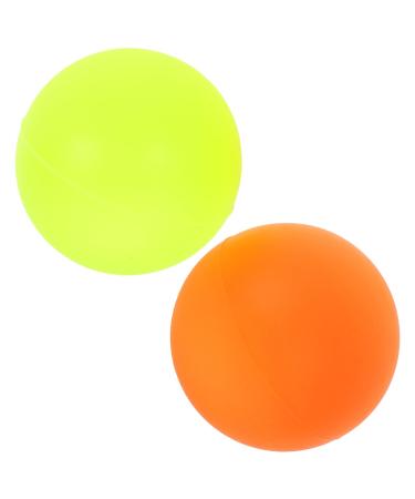 Ultechnovo Masajeador de Pies 2st Lacrosse Balls Massage Myofascial Ball Mobility Ball Myofascial Release Ball Massage Fascia ball foot massage device 6.30x6.30cm red