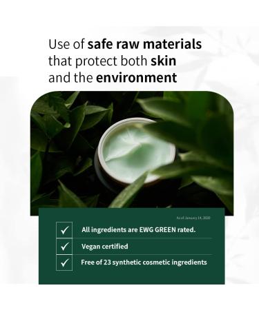 Calming Green Refresh Cream 60ml - Vegan Hydrating & Soothing Cream for Sensitive Skin | Cruelty-Free & Paraben-Free - Korean Skincare - Buy Online on GoSupps.com
