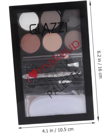 Didiseaon 8 Sets Eyebrow Powder Set Eyebrow Brush Eyeshadow Beauty Cosmetics Pallet Waterproof Eyebrow Powder - Buy Online on GoSupps.com
