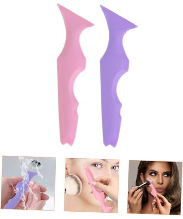MAGICLULU 4 Pcs Silicone Beauty Ruler Eyelash Separator Tool Makeup Applicator Tools Cosmetic Silicone Strap 15X4.15CMx2pcs Assorted Colorx2pcs - Buy Online on GoSupps.com