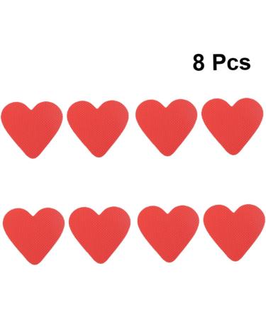 FRCOLOR 4 Pairs Heart High Heel Insoles - Anti-Slip Shoe Grip Pads for Perfect Comfort & Stability - Buy Online on GoSupps.com