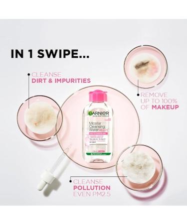 Buy Skin Naturals Micellar Cleansing Water 125ml | Gentle Makeup Remover & Skin Cleanser - International Shipping Available - Buy Online on GoSupps.com