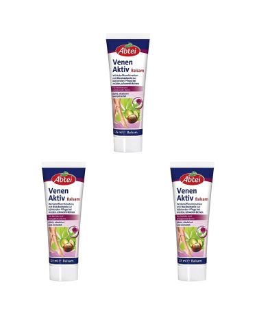 Abbey actively balm - for cooling care from outside for light and relaxed legs 1 piece (pack of 3) 125 ml (3 pack)