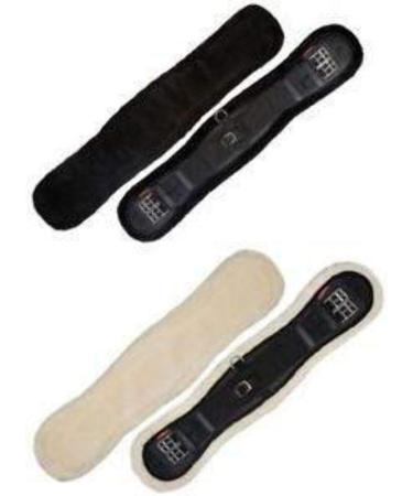 LeMieux Merino+ Integrated Mono Girth Dressage Girths 60cm Black / Natural - Buy Online on GoSupps.com