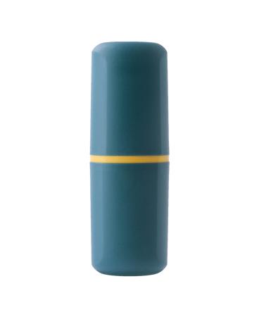 Digjobk toothbrush mug Blue Travel Toothbrush Case Sealed Portable Mouthwash Cup Set Toothpaste Storage Bathroom Outdoor Supplies (Color: Green) Green