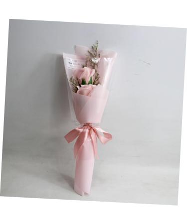 HOMSFOU 4 Pcs Rose Flower Flowers Bouquet Flower Soap Bouquet Gift Flower Bouquet Presents Artificial Bouquet Artificial Flower Bundles Bouquet of Flowers Artificial Carnation Roses - Buy Online on GoSupps.com