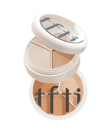Full cover concealer palette tri-color concealer make-up corrections Dark Circles Red Marks Scars & Softens Fine Line Highlight Contours Waterproof Long Lasting Concealer Matte Foundation - Buy Online on GoSupps.com