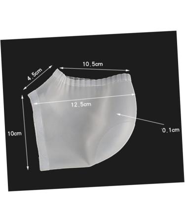 Ipetboom 1 Pair Gelt Heel Repair Socks Heel Cups for Heel Pains Moisturizing Heel Sock Moisturizing Socks Silicone Heel Protector Silicone Gel Shoe Insole for Men Women White Soft - Buy Online on GoSupps.com