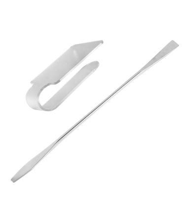 Beaupretty 2st Pallette Make-up basic mixing plate basic mixtation foundation mixing shell cosmetic mixture nail art manicure make-up gadget set spatula mixing acrylic acid