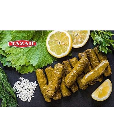Tazah Grape Leaves 32oz Jar - California Style - 2 Pound Pack of 1 - Buy Online on GoSupps.com