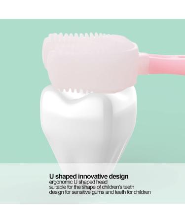 Kcabret Children's U-Shaped Toothbrush - 360 Soft Silicone Brush for Toddlers & Kids - Perfect Oral Care for Little Ones - Buy Online on GoSupps.com