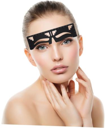 PLAFOPE Eyebrow Marker Eyebrow Design Eyebrow Card Resuable Brow Stencil Brow Mapping Ruler Eyebrows Shaper Balance Gold - Buy Online on GoSupps.com