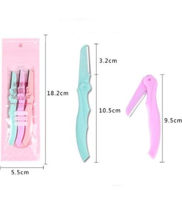 Facial Razor Set for Women - Eyebrow Shaping & Dermaplaning Tool - 3 Packs for Smooth Skin - Buy Online on GoSupps.com