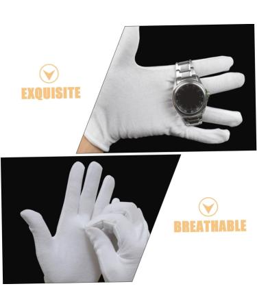 HAPINARY 12 Pairs Moisturizing Gloves Work Gloves Working Gloves Moisturizing Overnight Gloves White Cotton - Buy Online on GoSupps.com