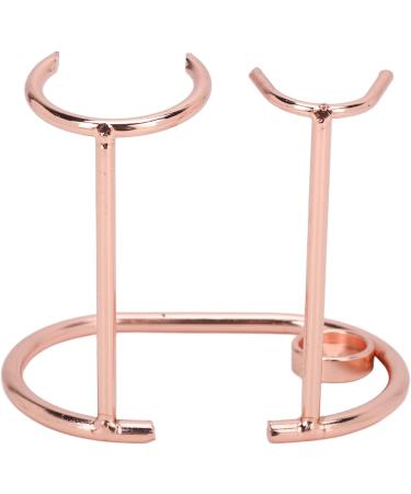 Premium Rose Gold Stainless Steel Shaving Brush Holder for Men | Modern Durable & Fast-Drying Bathroom Accessory - Buy Online on GoSupps.com