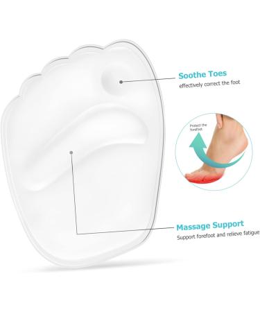 High Heel Arch Support Insoles - 8 Pairs Silicone Mat Feet Pads & Forefoot Cushions for Women - Buy Online on GoSupps.com