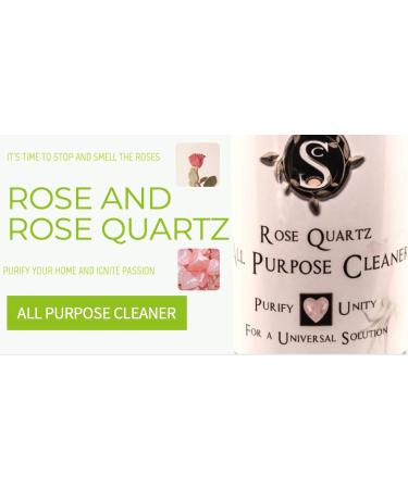 Rose & Rose Quartz All Purpose Cleaner - Eco-Friendly Natural Cleaning Solution for Home & Beyond - Buy Online on GoSupps.com