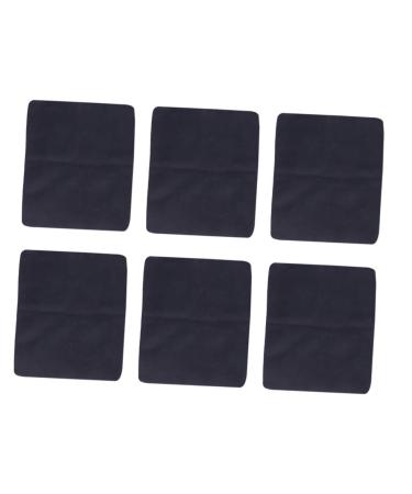 Lurrose smartphone cleaning cloth 6th microfiber cleaning cloth Jewelry cleaning cloth microfiber cloth for glasses glasses cleaning cloth microfiber fabric no spilling black medium