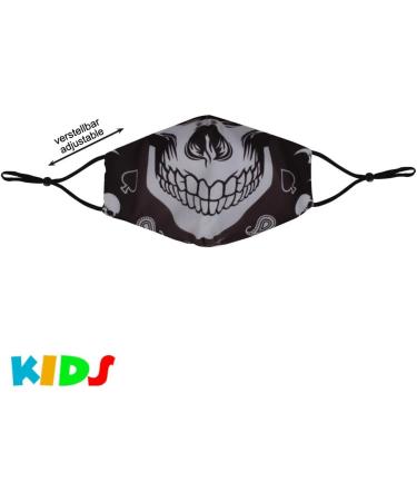 Alsino Mouth Protection Mask - Colorful Fabric Masks with Motifs | Adjustable Ear Bracket & Interchangeable Filters - Buy Online on GoSupps.com