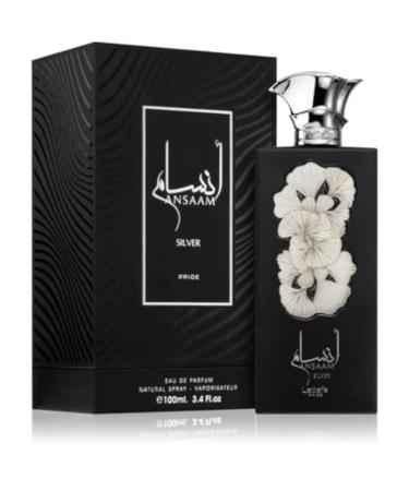Ansaam Silver Eau De Parfum Spray for Unisex 3.4 Ounce
