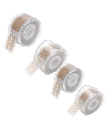 FOMIYES 4 Rolls Roll Double Eyelid Sticker Round Invisible Breathable Adhesive Material As Shown 5.1x5.1cm