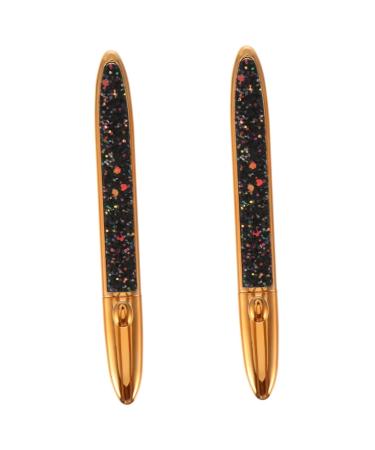 Angoily 2pcs Self Adhesive Mascara Eyeliner Pencil Lash Tool No Blooming Eyeliner Self-adhesive Makeup Tools 1 count (Pack of 1) Colorfulx2pcs