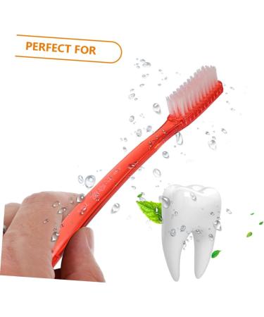 Magiclulu 10-Piece Super-Hard Bristle Toothbrush Set | Large Manual Toothbrushes for Deep Cleaning | Durable Plastic Small Teeth Cleaning Brushes - Buy Online on GoSupps.com