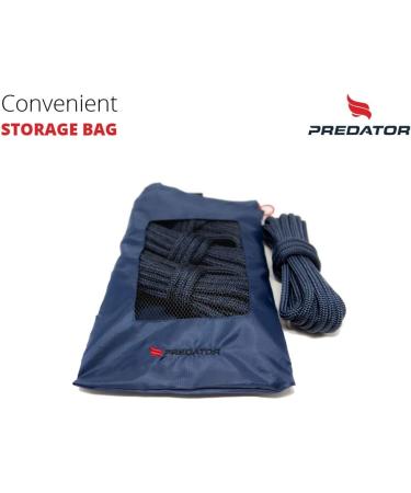 PREDATOR Hi-Performance Dock Lines Bag Set - Navy Blue | Premium Ropes for Boats | Docking Lines - Buy Online on GoSupps.com